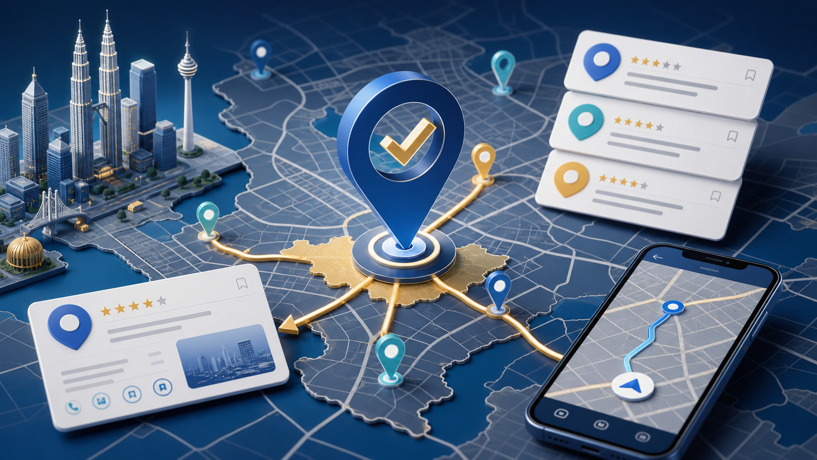 Local search strategy map for professional services in Malaysia
